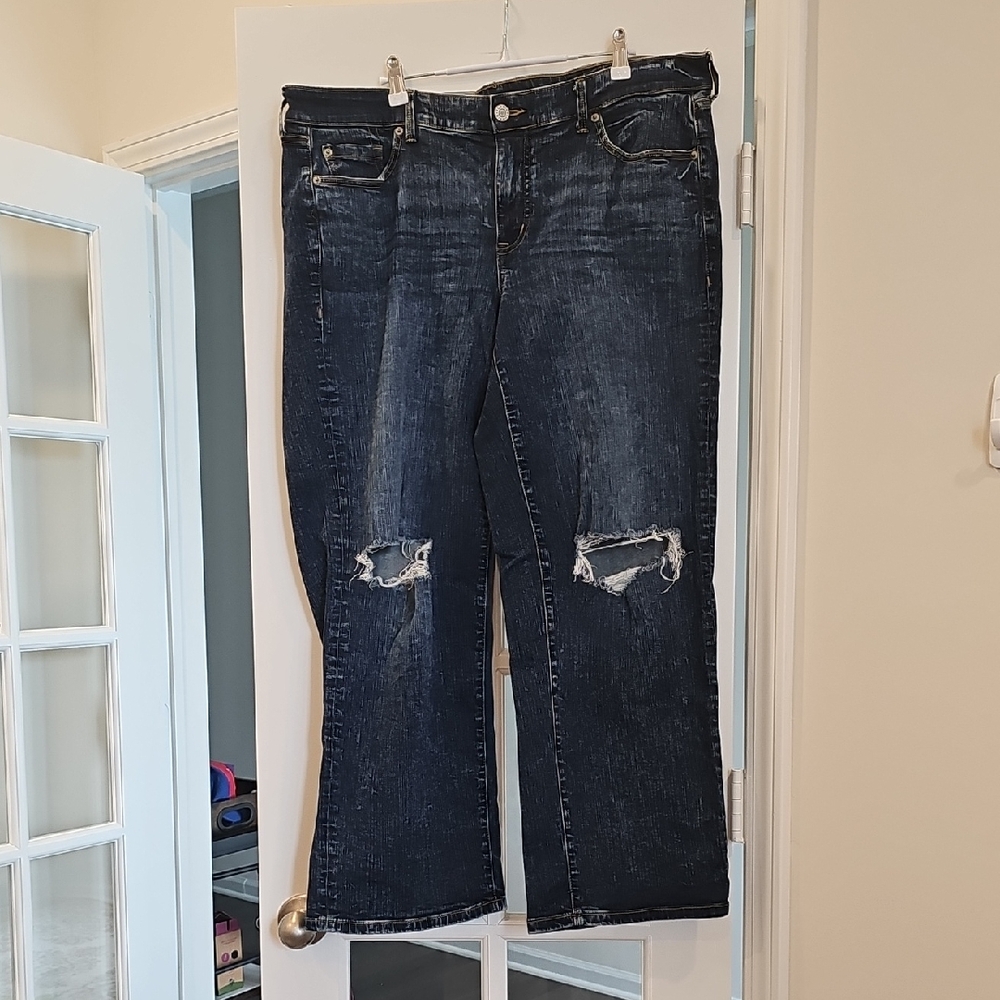 Torrid Perfect Wide-leg Mid Rise Jeans